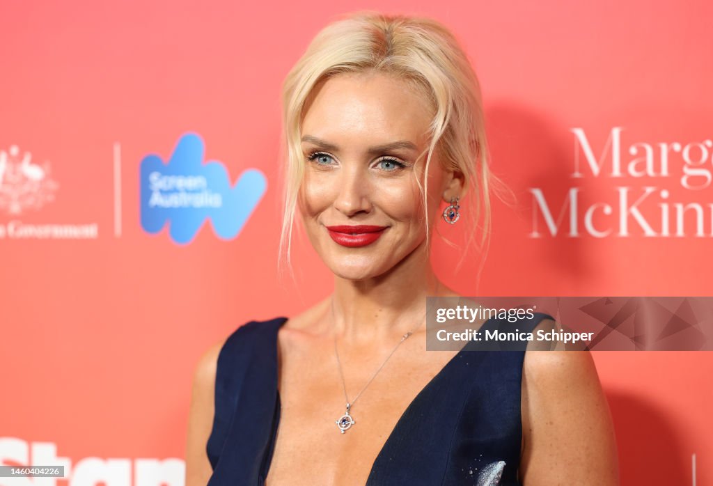 Nicky Whelan attends the G'Day USA Arts Gala at Skirball Cultural