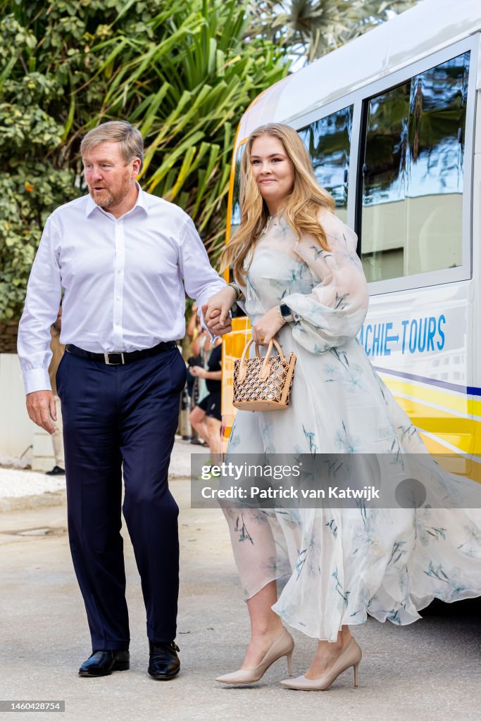 Dutch Royal Family Tour Of The Dutch Caribbean Islands : Day Two