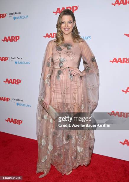 Hilary Barraford attends the "AARP The Magazine's" 21st Annual Movies For Grownups Awards at Beverly Wilshire, A Four Seasons Hotel on January 28,...