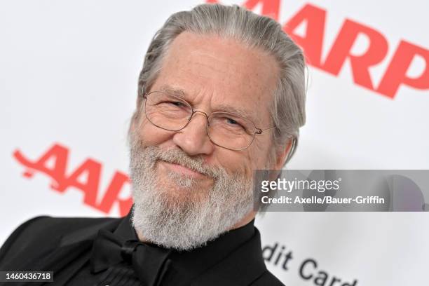 Jeff Bridges attends the "AARP The Magazine's" 21st Annual Movies For Grownups Awards at Beverly Wilshire, A Four Seasons Hotel on January 28, 2023...