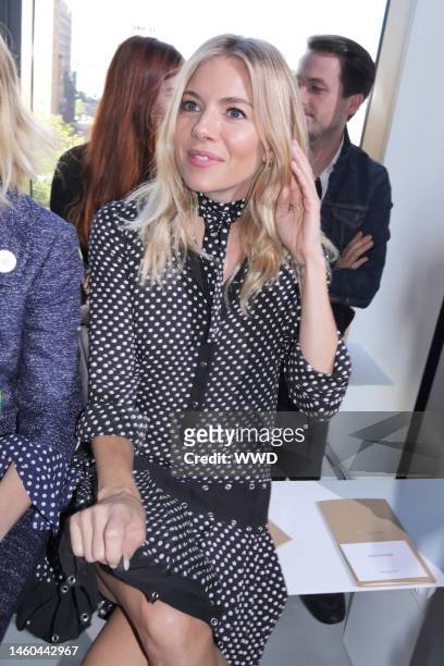 Sienna Miller in the front row