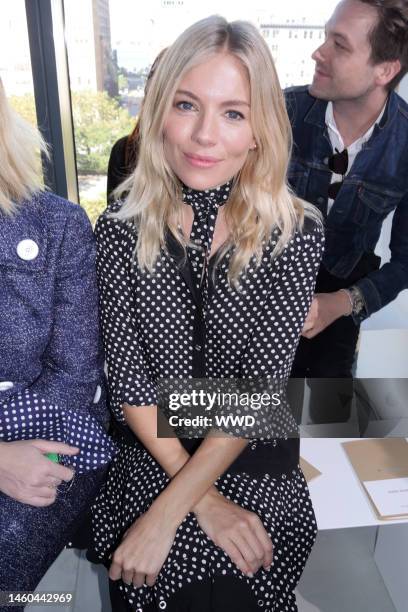 Sienna Miller in the front row