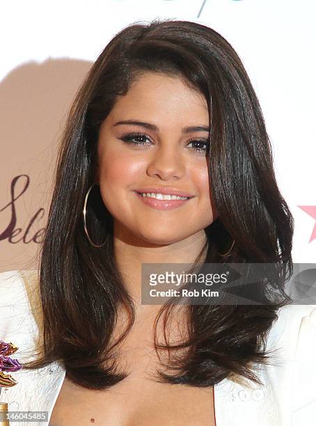 Selena Gomez attends the Selena Gomez Fragrance Launch at Macy's Herald Square on June 9, 2012 in New York City.