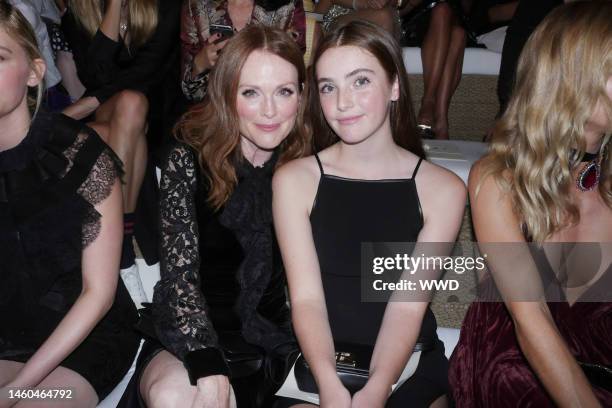 Julianne Moore and Liv Freundlich in the front row