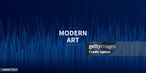 abstract background with vertical lines and blue gradient - equalizer background stock illustrations