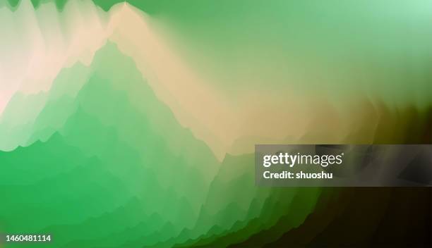 abstract color gradient mountain virtual scene background - website creation stock illustrations