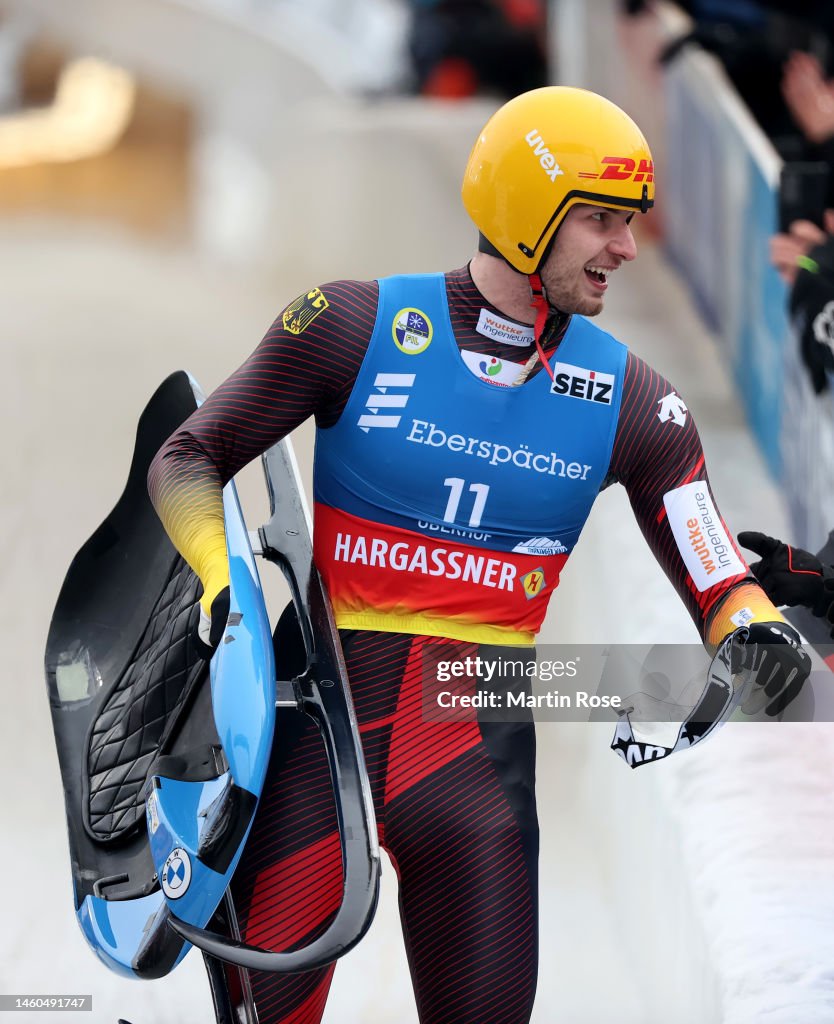 Timon Grancagnolo of Germany reacts after crossing the finish line ...