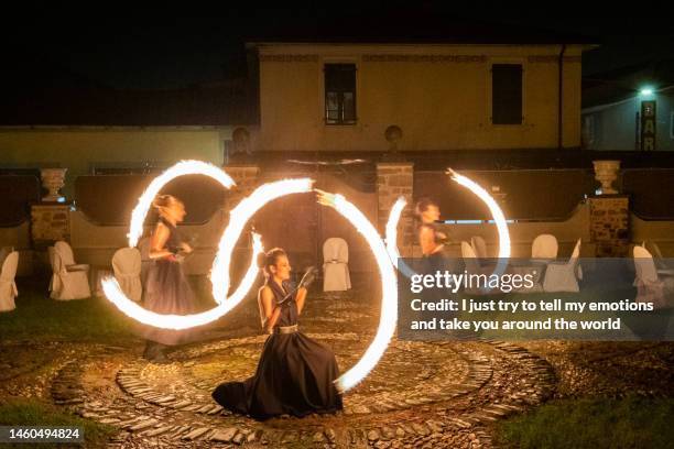 pallerone near aulla fire games - massa. tuscany, italy - aulla stock pictures, royalty-free photos & images