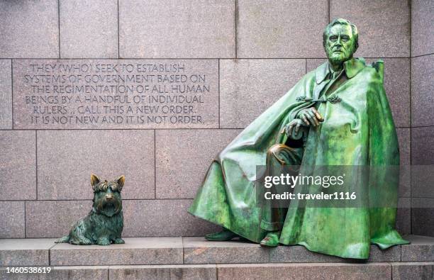 the franklin delano roosevelt memorial in washington, d.c., usa - memorial franklin delano roosevelt imagens e fotografias de stock