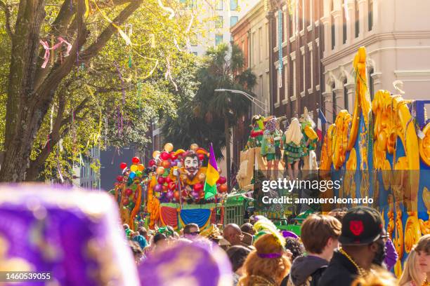 new orleans mardi gras' celebration - new orleans, louisiana, usa united states of america - mardis gras stock pictures, royalty-free photos & images