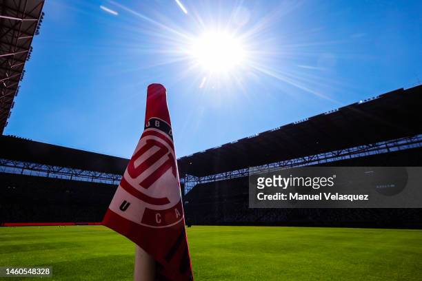 General view of the Nemesio Diez Stadium prior the 4th round match between Toluca and Leon as part of the Torneo Clausura 2023 Liga MX at Nemesio...