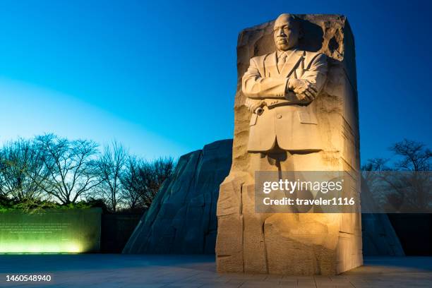 martin luther king jr. memorial in washington, d.c., usa - dr martin luther king jr stockfoto's en -beelden