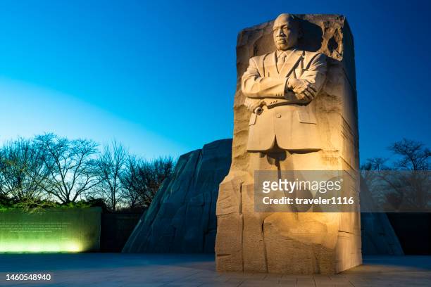 martin luther king jr. memorial in washington, d.c., usa - martin luther king jr day stock pictures, royalty-free photos & images