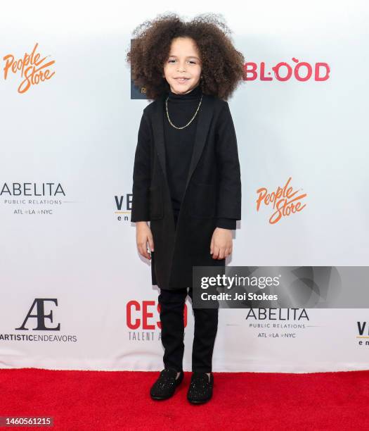 Baby D attend the Atlanta screening of "Blood" at Studio Movie Grill on January 28, 2023 in Marietta, Georgia.