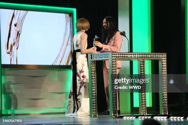 Anna Wintour and Alessandro Michele