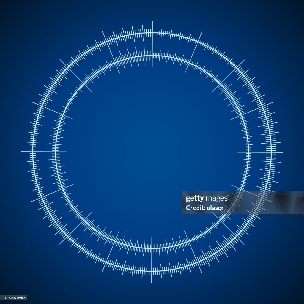 Circular Measure Pattern High-Res Vector Graphic - Getty Images