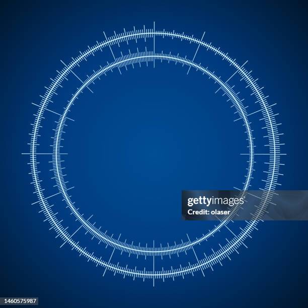 circular measure pattern - building cross section stock illustrations