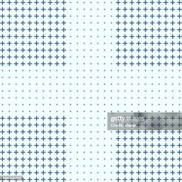 Plus Pattern Made Of Small Plus Shapes High-Res Vector Graphic - Getty ...