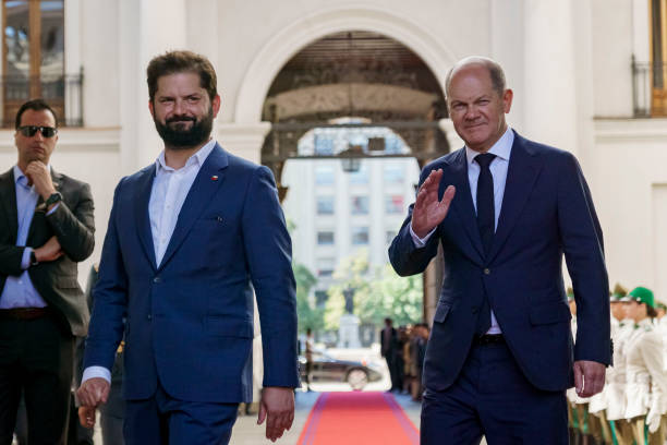 CHL: German Chancellor Olaf Scholz Visits Chile