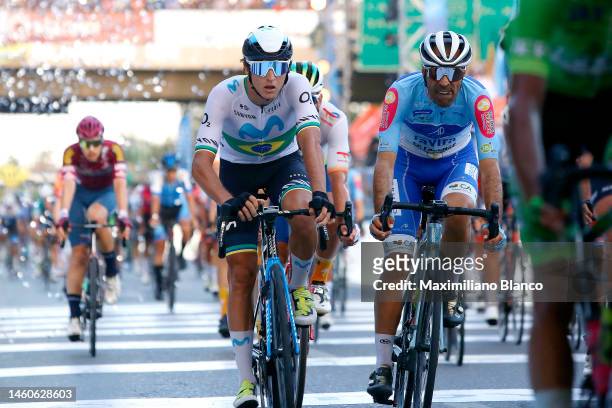 Vinicius Rangel Costa of Brazil and Movistar Team crosduring the 39th Vuelta a San Juan International 2023, Stage 7 a 112km stage from San Juan to...
