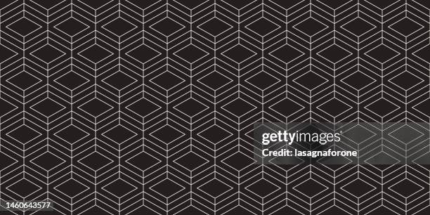 seamless geometric vector pattern - diamond pattern stock illustrations