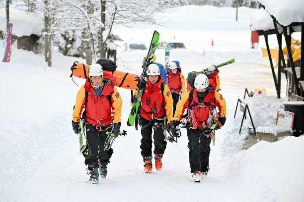 JPN: Skiers Caught In Avalanche In Nagano