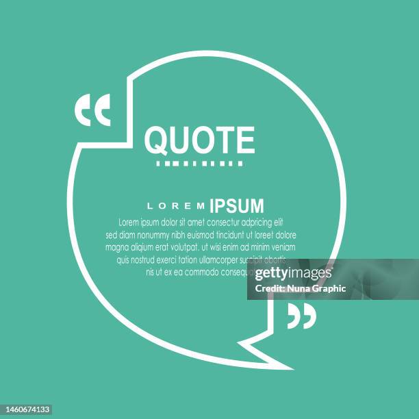 Graphic Quotation Marks Photos and Premium High Res Pictures - Getty Images