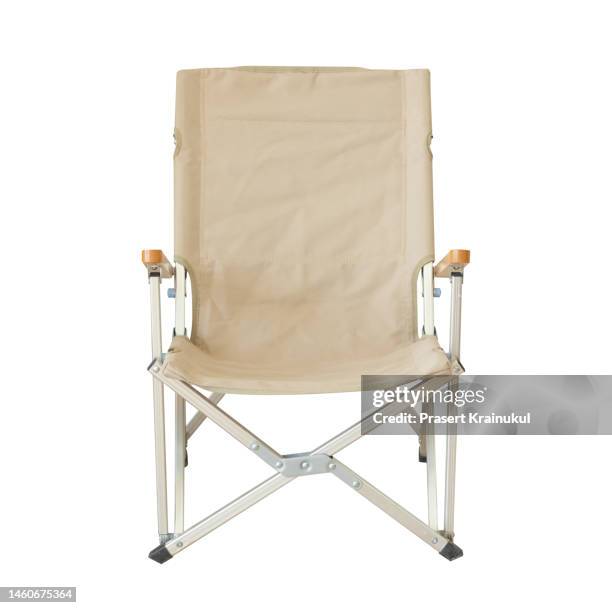 folding  chair isolated on white. clipping path - foldable stock pictures, royalty-free photos & images