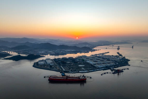 CHN: Oil Tanker At Terminal In Zhoushan