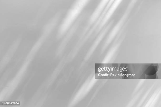 window shadow drop on white color old grunge wall concrete texture as background. - plastering stock pictures, royalty-free photos & images