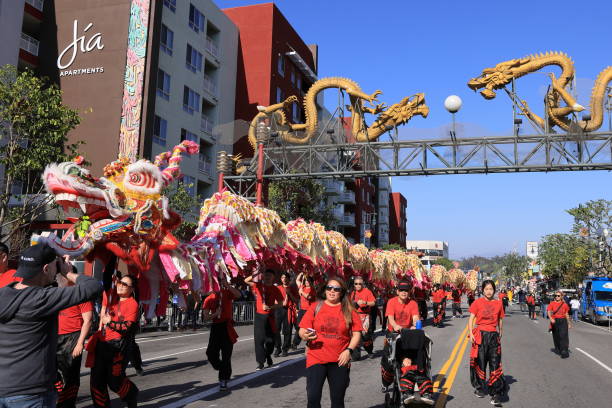 CA: Chinese Lunar New Year Parade In Los Angeles
