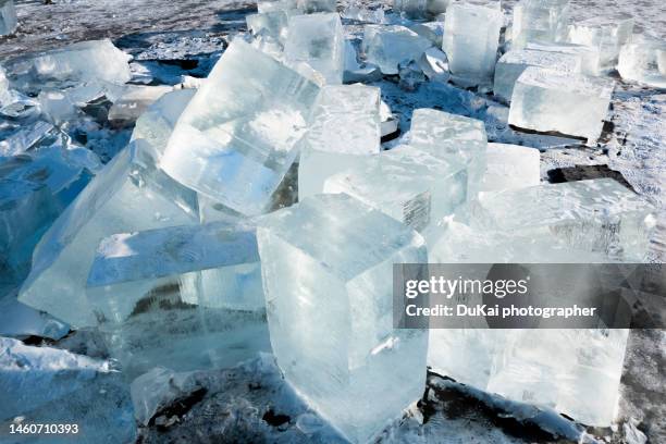 transparency ice - block stock-fotos und bilder