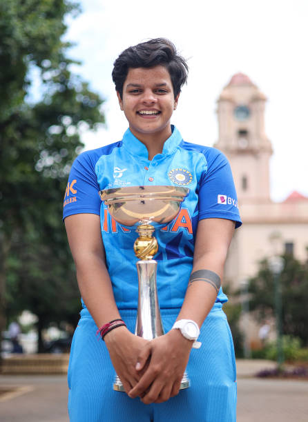 ZAF: Winning Captain Photocall - ICC Women's U19 T20 World Cup 2023