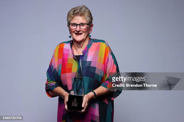 Australian Cricket Hall of Fame inductee Margaret Jennings poses during the 2023 Australian Cricket Awards at Royal Randwick Racecourse on January...