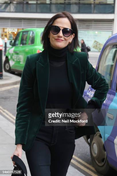 Eva Green arrives at the Rolls Building on January 30, 2023 in London, England. French actress and model Eva Green is expected to give evidence as...