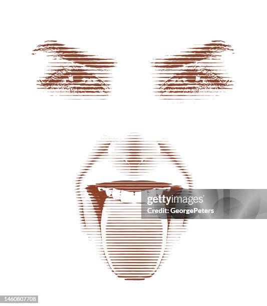 woman sticking out tongue - human tongue stock illustrations