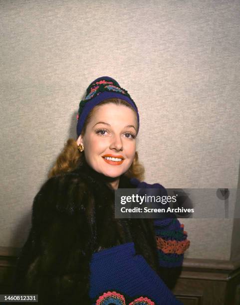 American actress Ann Sheridan, Hollywood, circa 1945.