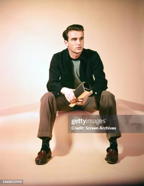 American actor Montgomery Clift, circa 1952.