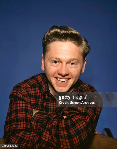 American actor Mickey Rooney , circa 1940.
