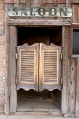 Saloon Doors with Sign