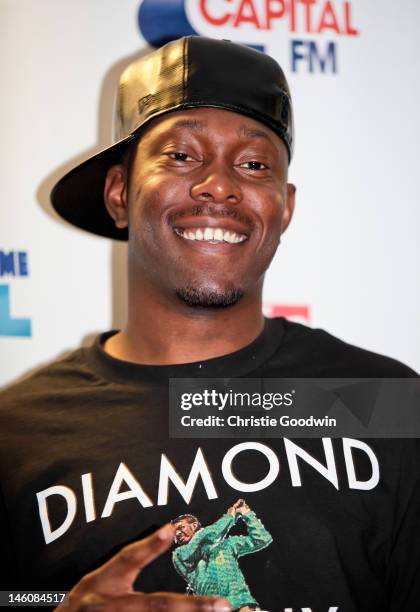 Dizzee Rascal attends the Capital FM Summertime Ball at Wembley Stadium on June 9, 2012 in London, United Kingdom.