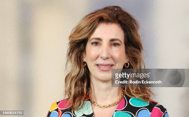 Aline Brosh McKenna attends photocall for Netflix's "Your Place or Mine" at Four Seasons Hotel Los Angeles at Beverly Hills on January 30, 2023 in...