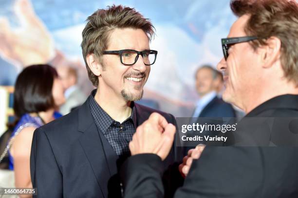 Scott Derrickson and Robert Downey Jr.