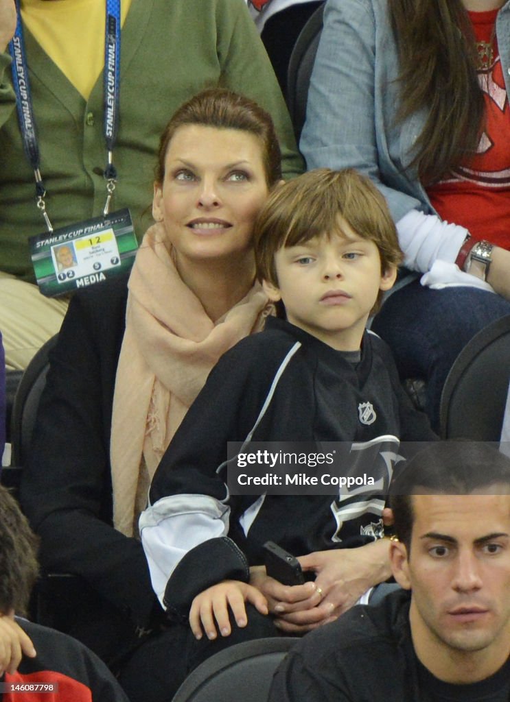 Celebrities Attend The 2012 Stanley Cup Final Game Five - June 9, 2012