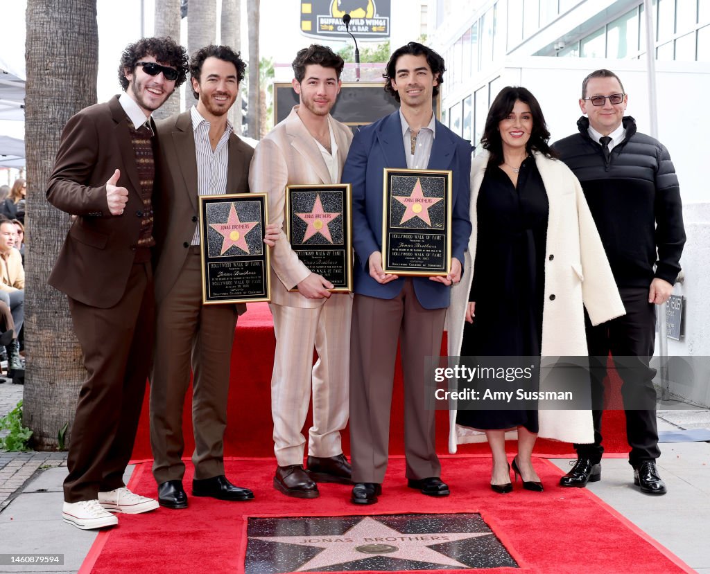 The Jonas Brothers Honored With Star On The Hollywood Walk Of Fame