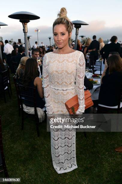 Actress Ashley Tisdale inside the 11th Annual Chrysalis Butterfly Ball sponsored by Audi, Grey Goose, Kayne Anderson and smartwater on June 9th, 2012