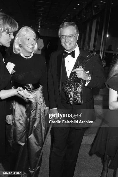 The scene during Giorgio Armani's party at the Los Angeles Museum of Contemporary Art on January 28, 1988 in Los Angeles, California. Article title:...