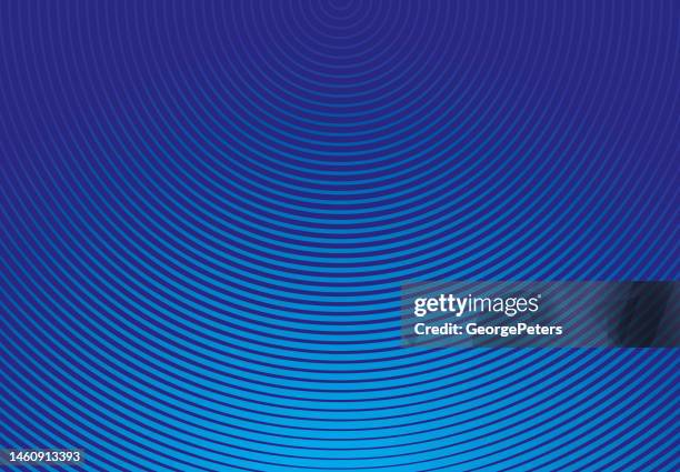 blue concentric circles abstract background - the sound of change live stock illustrations