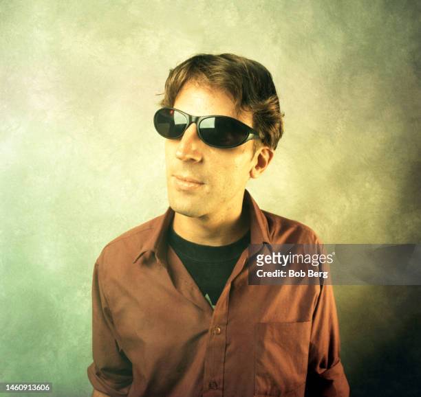 American rock musician Jonathan Donahue, of the American indie rock band Mercury Rev, poses for a portrait circa 1997 in New York, New York.