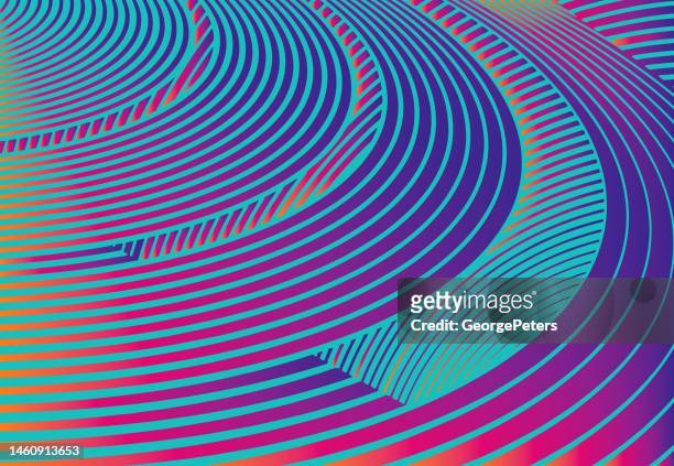 concentric circles abstract background - the sound of change live stock illustrations
